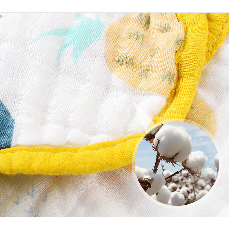 Baby Rainbow Fruit Animal Print Flower Shape Bibs