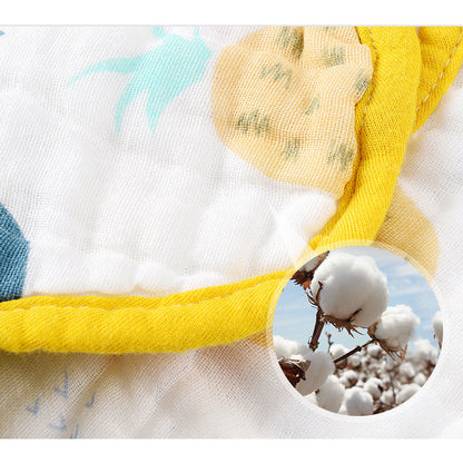 Baby Rainbow Fruit Animal Print Flower Shape Bibs