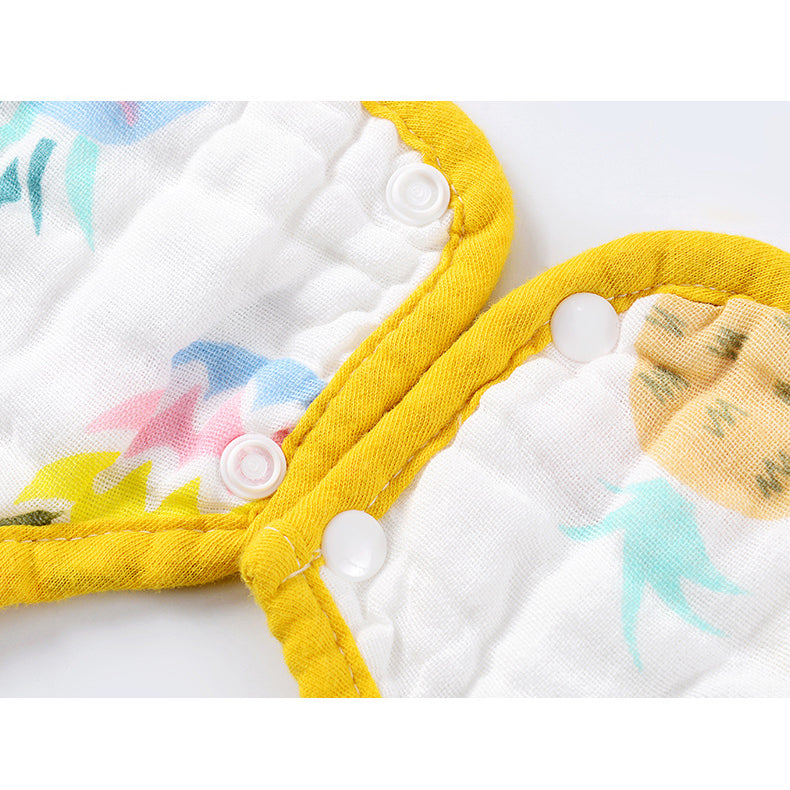 Baby Rainbow Fruit Animal Print Flower Shape Bibs