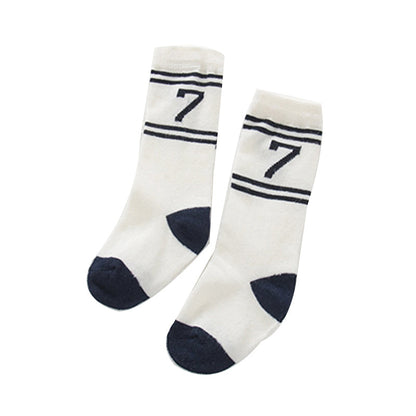 Baby Toddler Number Knee High Stockings