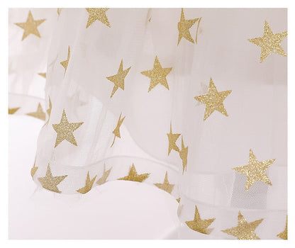 Backless Sequin and Star Princess Dress