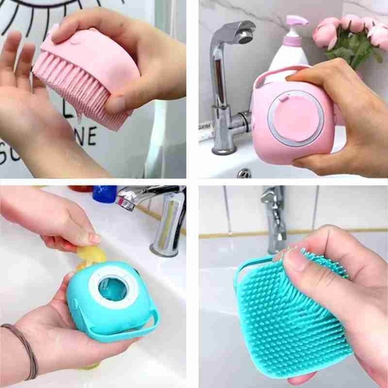 Shower Brush With Soap Dispenser