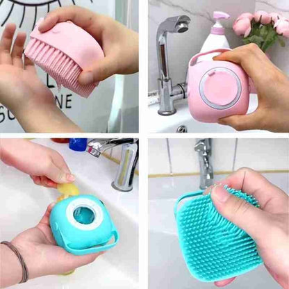 Shower Brush With Soap Dispenser