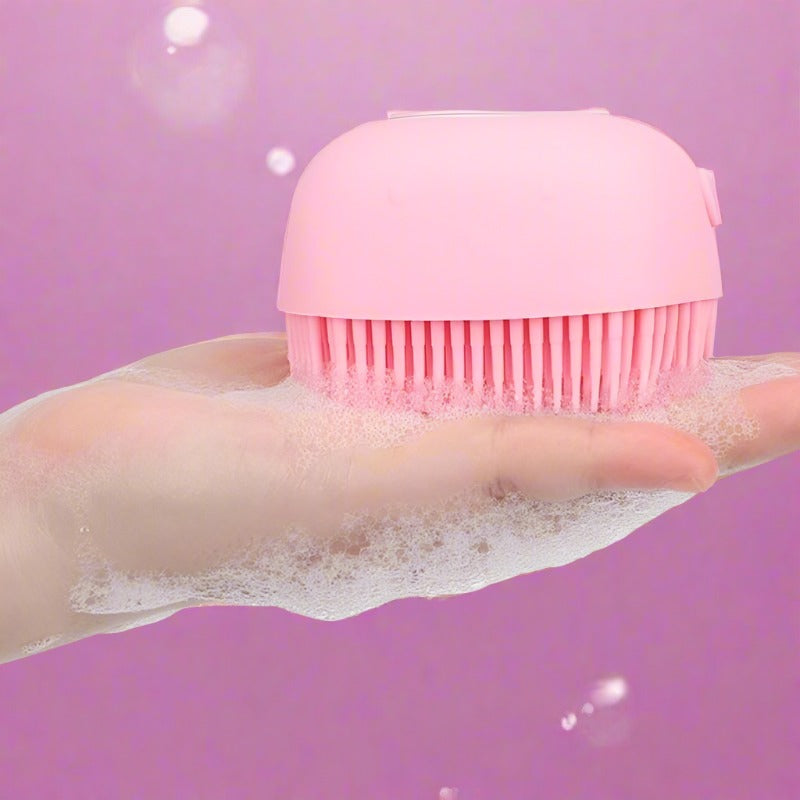 Shower Brush With Soap Dispenser