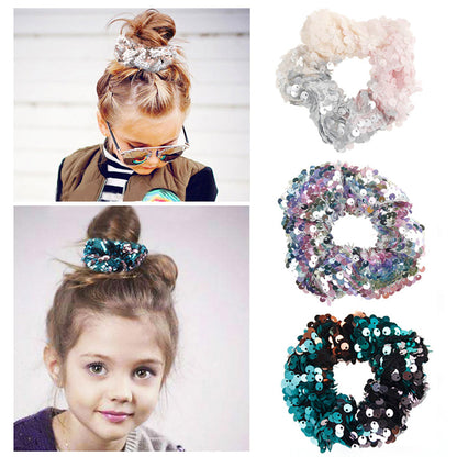 Girls Solid Color Color-blocking Accessories Headwear