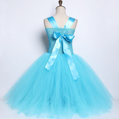 Snow Queen Cosplay Princess Party Tutu Dress Set