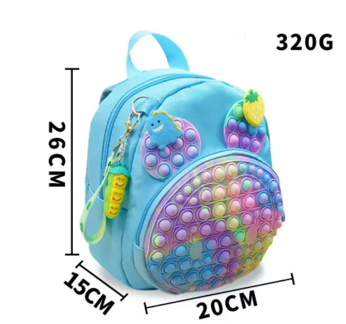 Tie Dye Pop It Backpack (Small Pop It Bag for Kids)