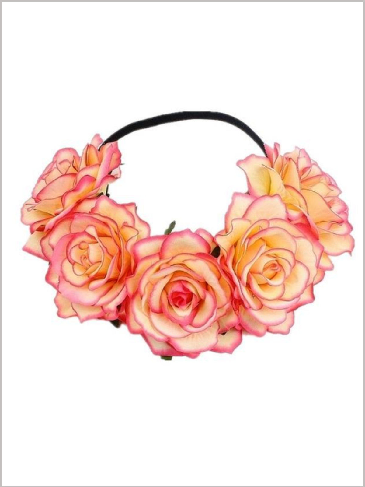 Girls Large Flower Halo
