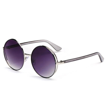 Classic Round Metal Frame Kids Sunglasses.