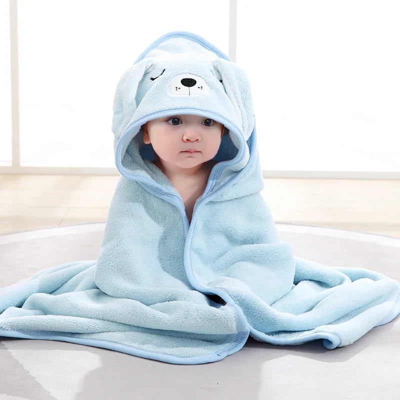 Hooded Cartoon Baby Bath Towels