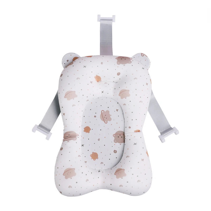Cartoon Baby Bath Pad - Non-Slip, Foldable, Comfortable