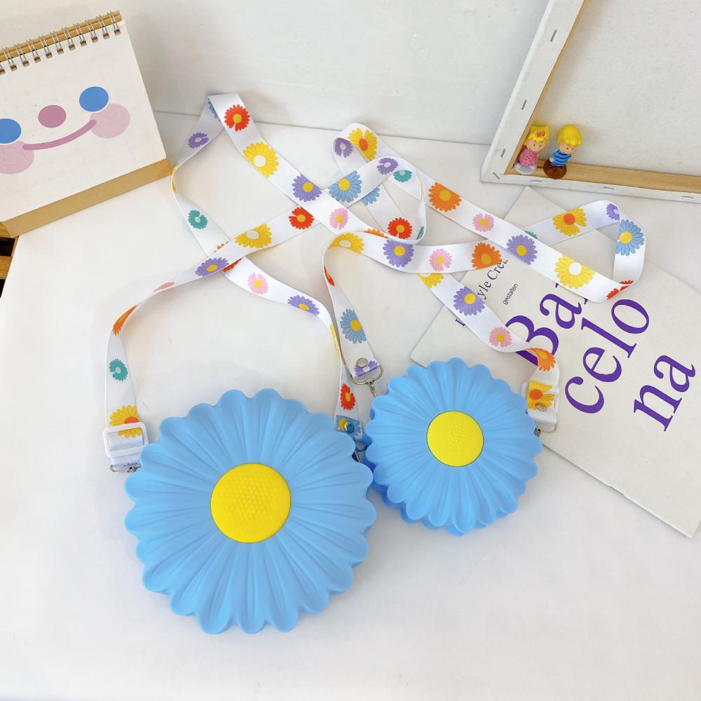 Cartoon Cute Little Daisy Silicone Children's Bag