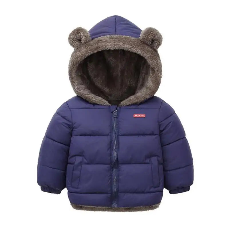 Thicken Hooded Jacket for Babies (2-6 Years)