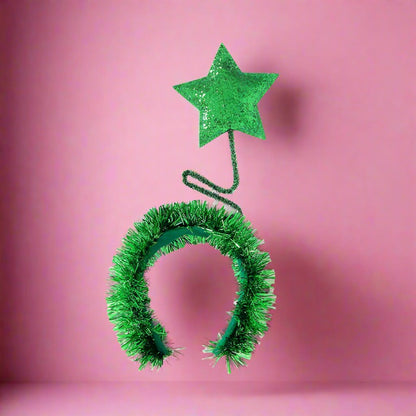 Christmas Kid Girl Sequins Star Headband