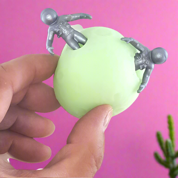Moon Astronaut Stretchy Toy