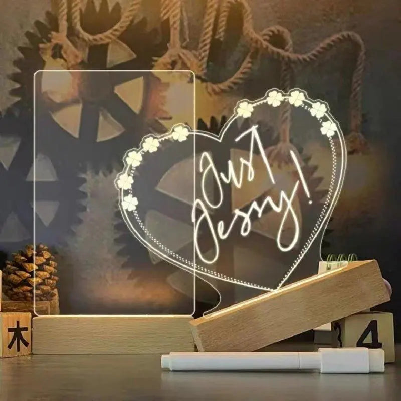 Creative USB Message Board Lamp