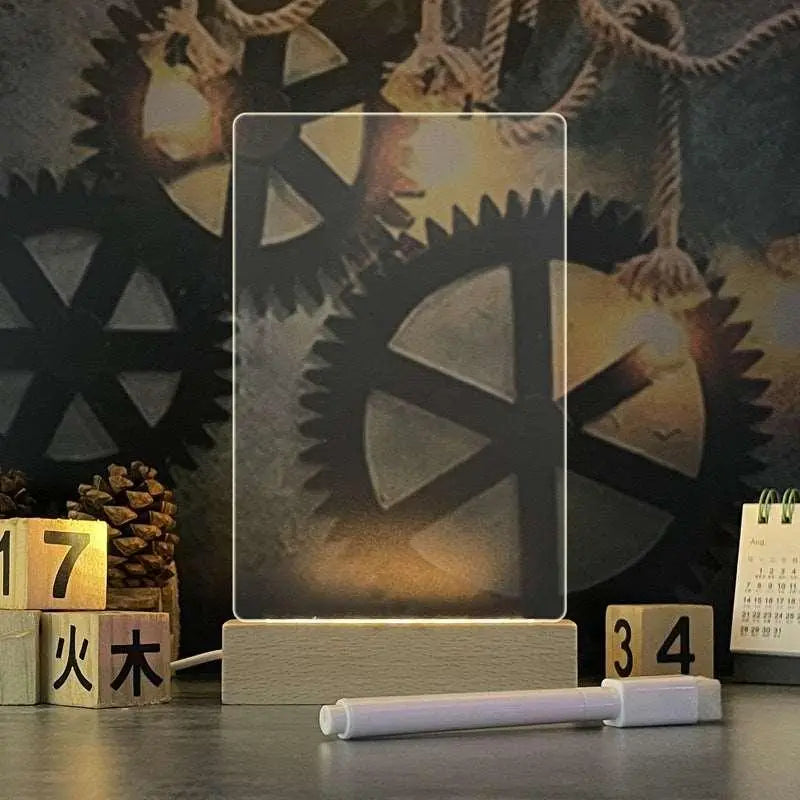 Creative USB Message Board Lamp