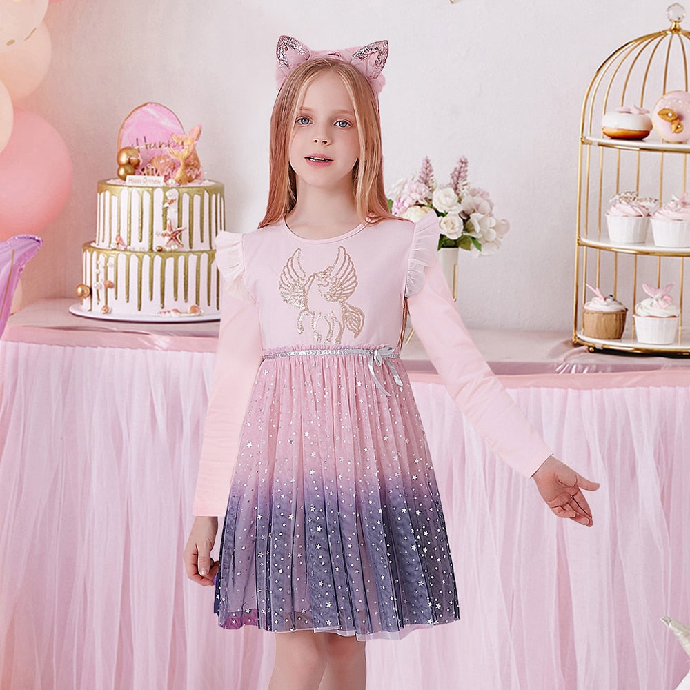 Sweet Color Rabbit Design Dress