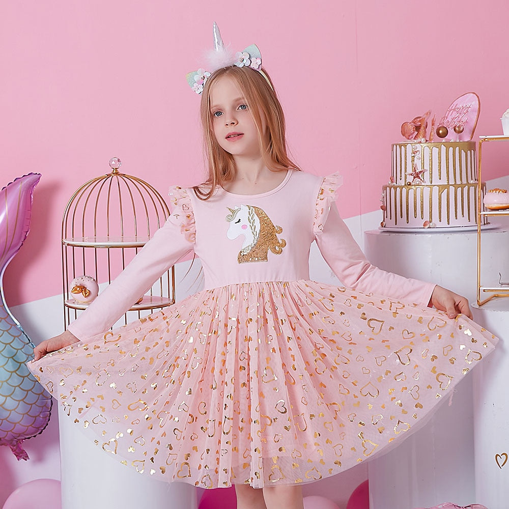 Sweet Color Rabbit Design Dress