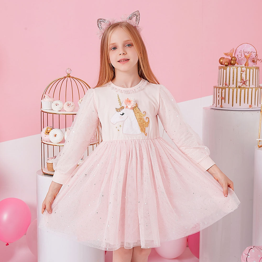 Sweet Color Rabbit Design Dress