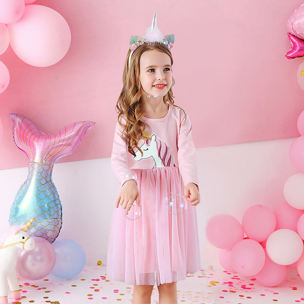 Sweet Color Rabbit Design Dress