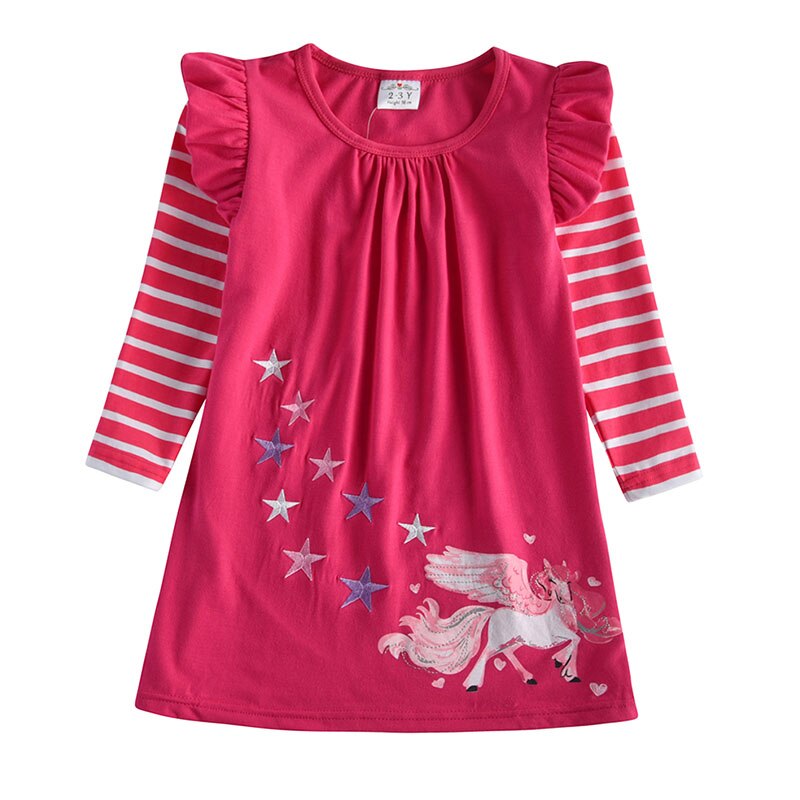 Sequin Rabbit Design Long Sleeve Top Dress