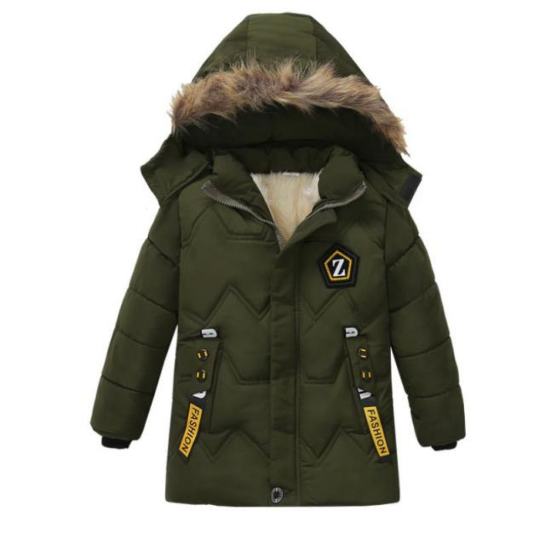 Fashion Fur Hoodie Winter Jacket
