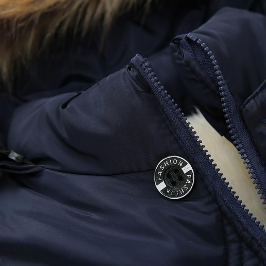 Fashion Fur Hoodie Winter Jacket