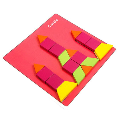 Geometric Shape Puzzle Blocks 88 Blocks 3D Toy Puzzle Game Kids Accessories Wholesale