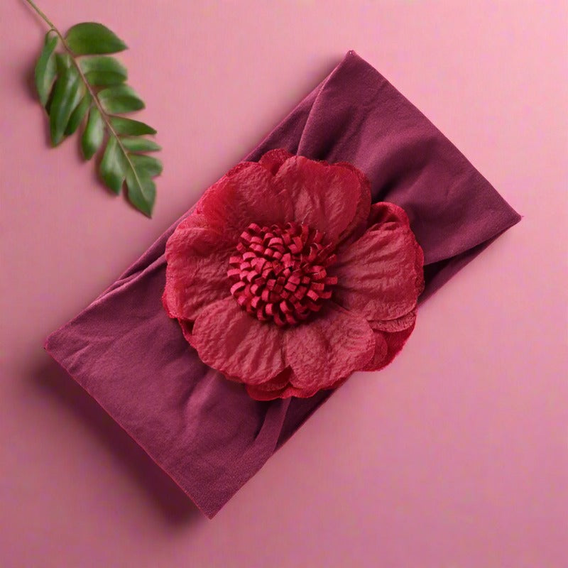 Girl Flower Turban Hairband Wholesale 31033701