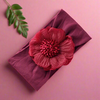Girl Flower Turban Hairband Wholesale 31033701