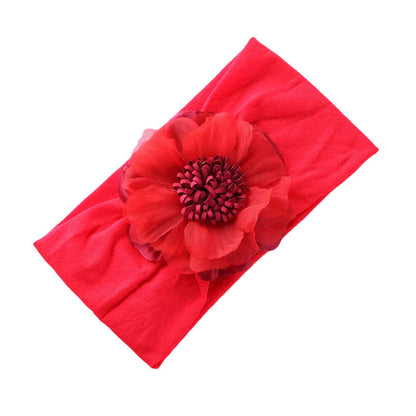 Girl Flower Turban Hairband Wholesale 31033701