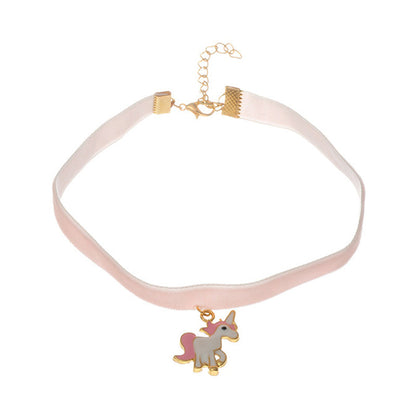 Girl Unicorn Necklace Wholesale 54974932