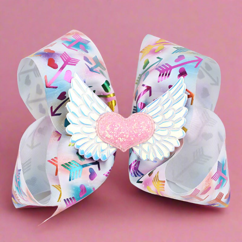 Girl Wings Love Heart Bow Hairpin Wholesale 94163236