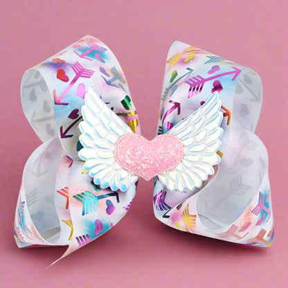 Girl Wings Love Heart Bow Hairpin Wholesale 94163236