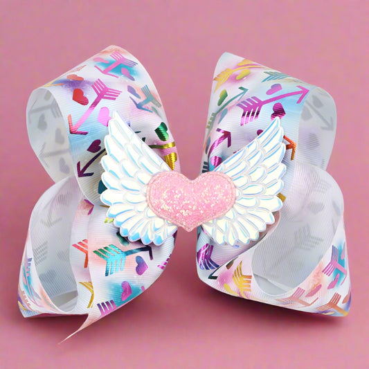 Girl Wings Love Heart Bow Hairpin Wholesale 94163236