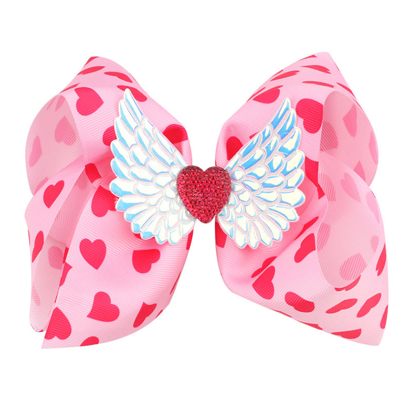 Girl Wings Love Heart Bow Hairpin Wholesale 94163236