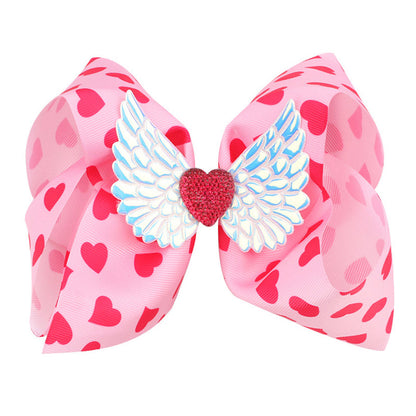 Girl Wings Love Heart Bow Hairpin Wholesale 94163236