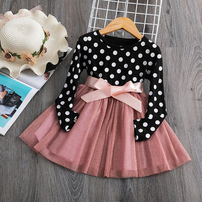 Long Sleeve Party Ruffle Dress