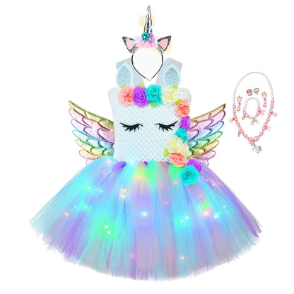Sequin Top Unicorn LED Dress