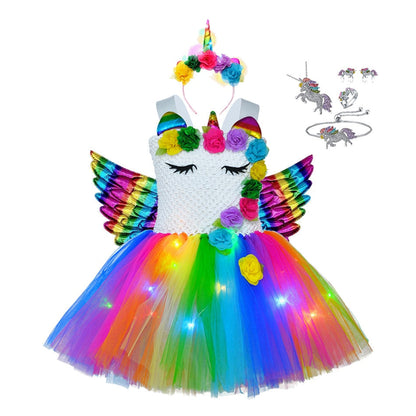 Sequin Top Unicorn LED Dress