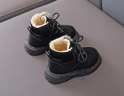 Cozy Plush Lining Snow Boots: Anti-Skid & Soft for Baby Boys/Girls