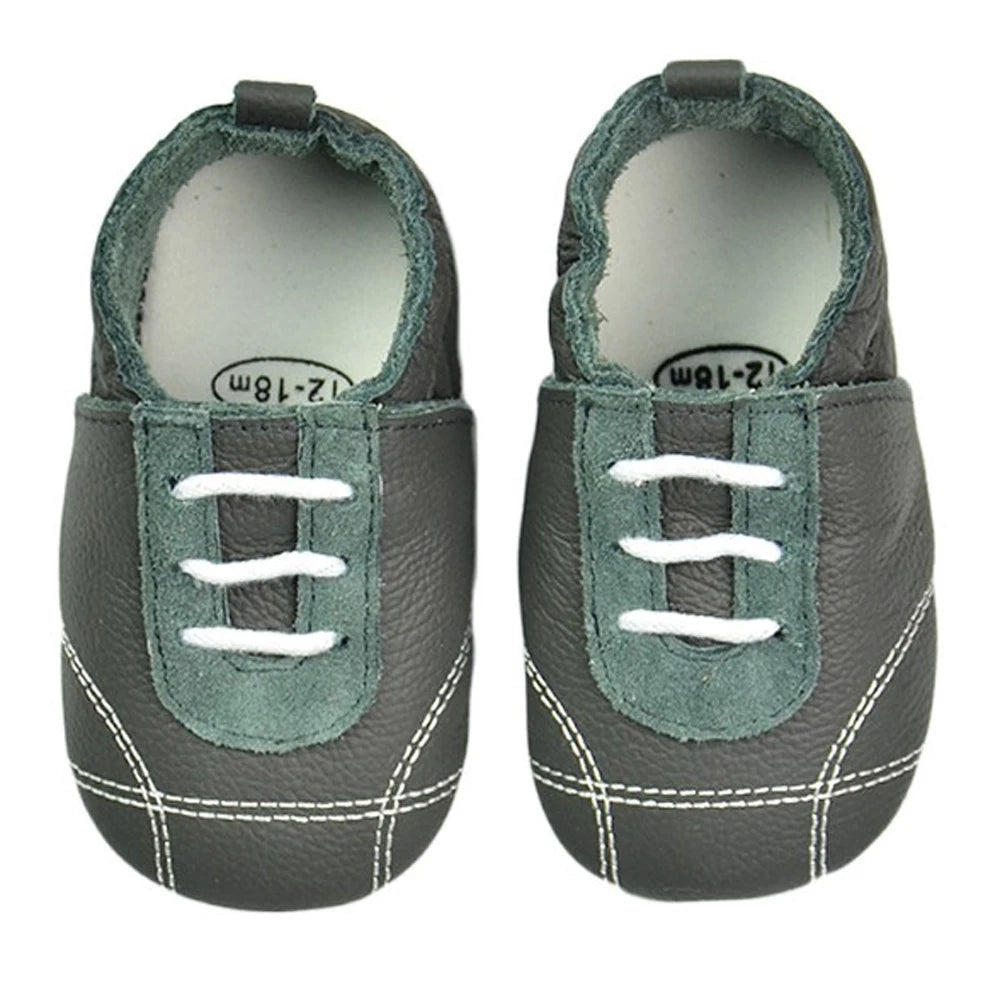 Genuine Leather Soft Sole Baby Shoes: Newborn Moccasins Slippers
