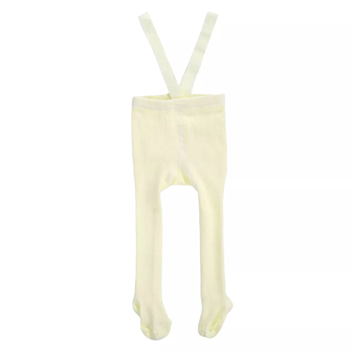 Baby Cotton Suspender Pantyhose - Cute Solid Color Overall Leggings