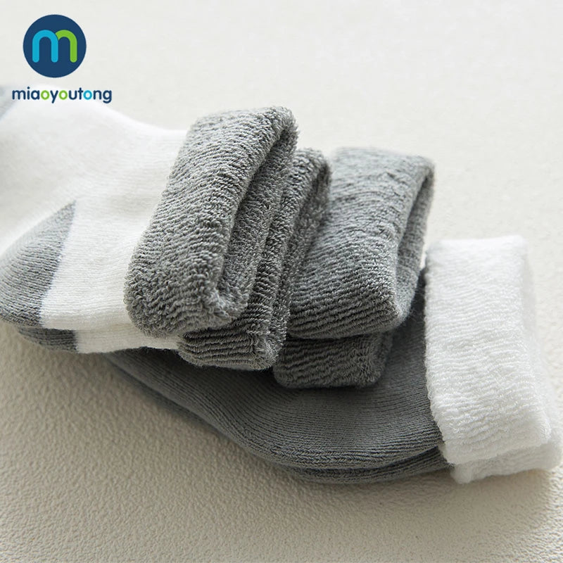 5 Pairs Thicken Cartoon Comfort Cotton Newborn Socks