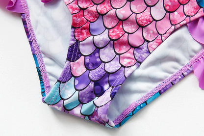 High-Quality Ruffle Toddler Girls' Bikini Set