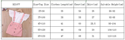 Princess Fashion Shorts Set for Girls