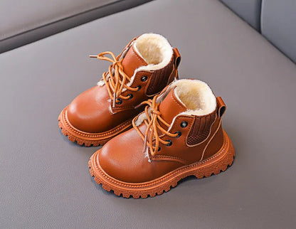 Cozy Plush Lining Snow Boots: Anti-Skid & Soft for Baby Boys/Girls