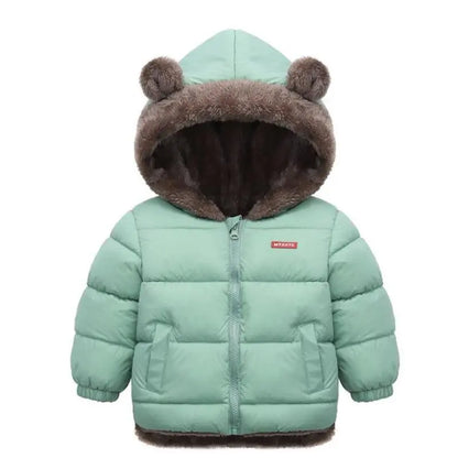 Thicken Hooded Jacket for Babies (2-6 Years)