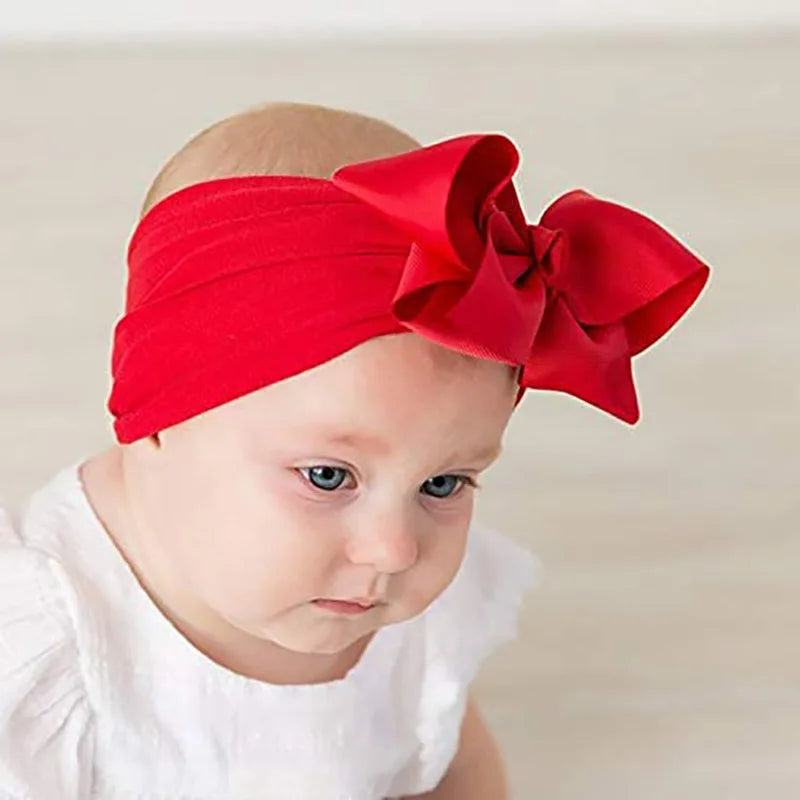 20PCS Soft Baby Headbands with Bows for Babies
